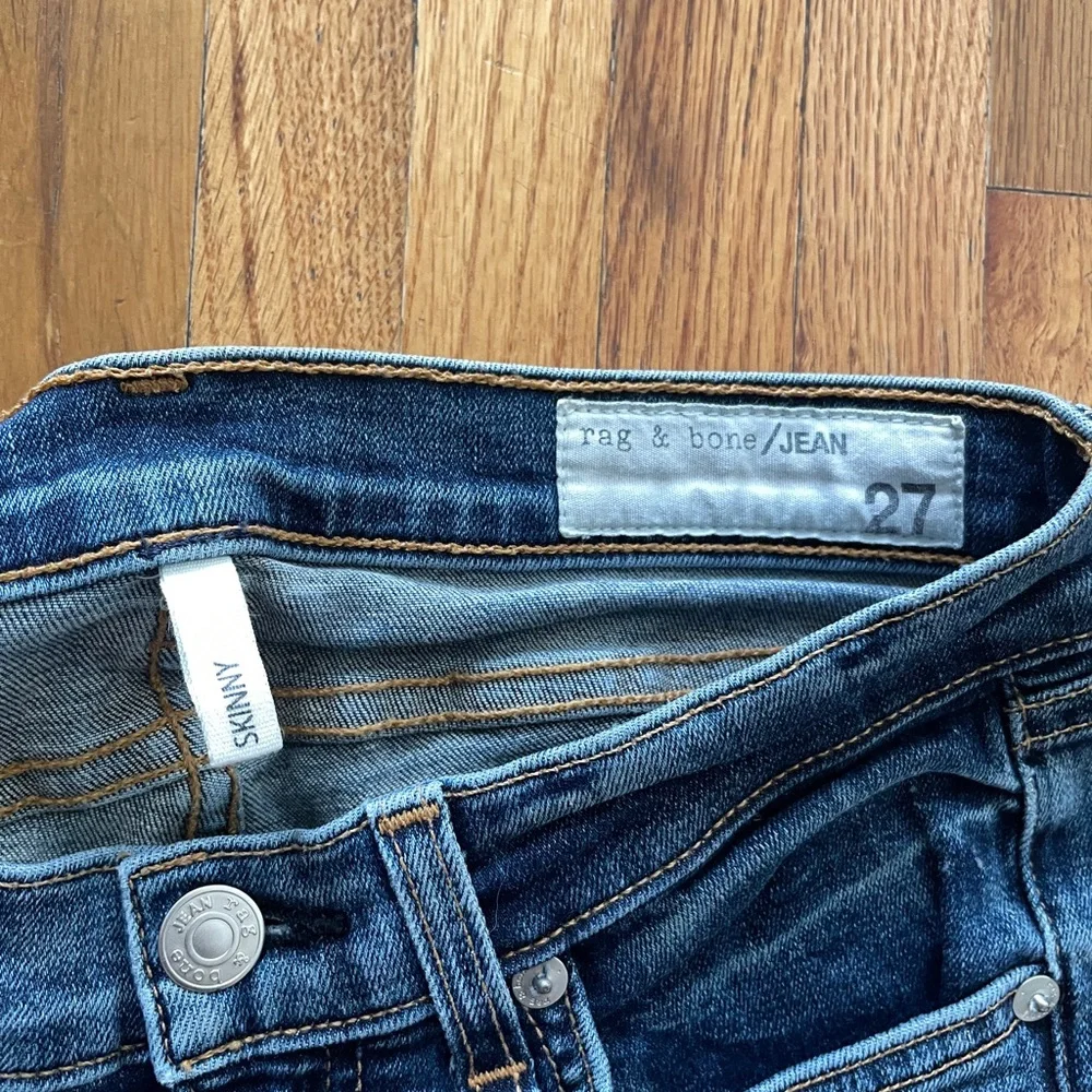 rag & bone Classic Indigo Skinny Jeans - Picture 4 of 4